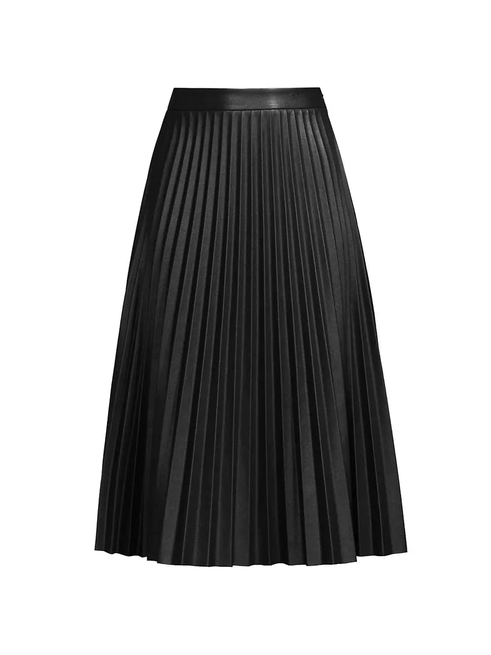 Shop Leather Pleated Skirt Black | 30% Sale - Rengo Crafts